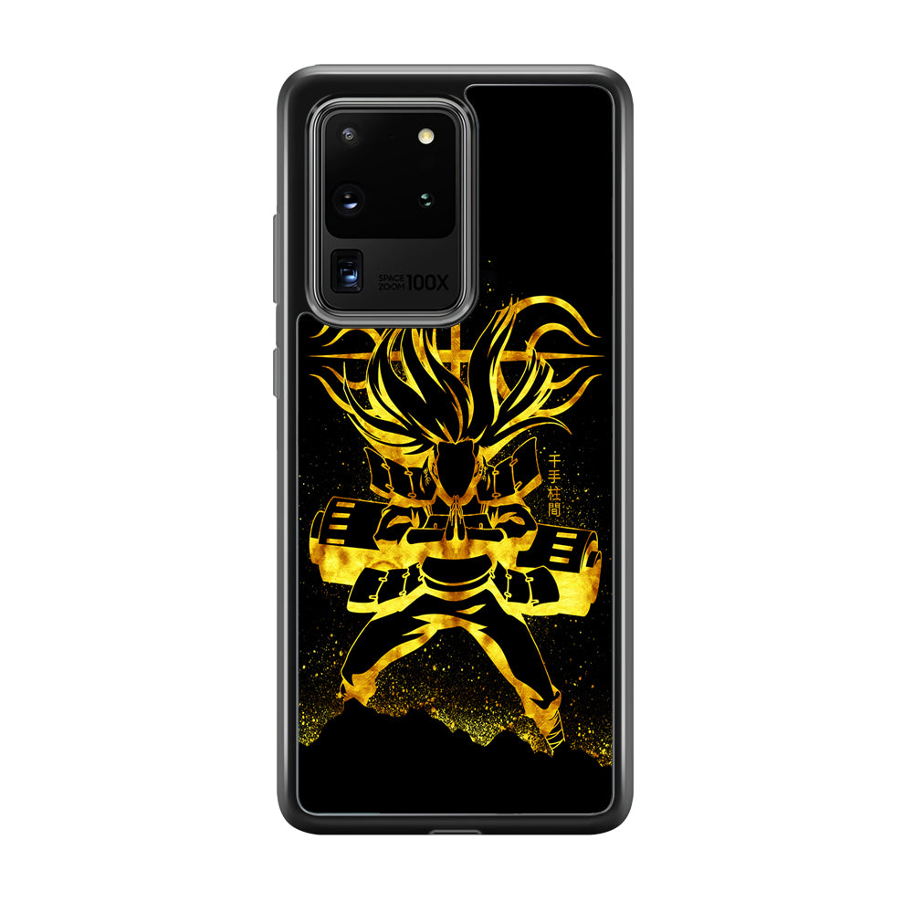 Hashirama Senju Gold Samsung Galaxy S20 Ultra Case-Phone Case-Tempered Glass Case-Altracase