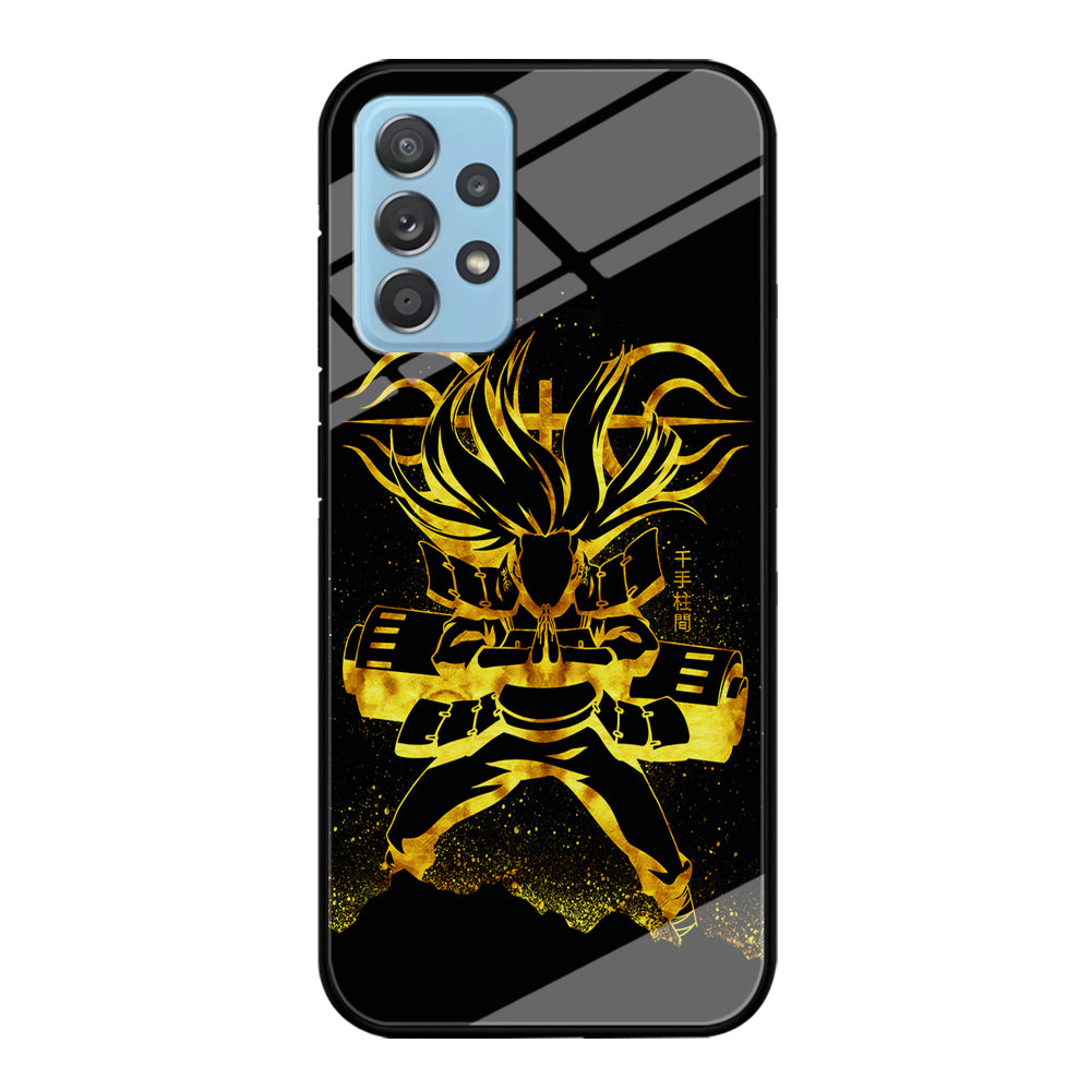 Hashirama Senju Gold Samsung Galaxy A72 Case-Phone Case-Tempered Glass Case-Altracase