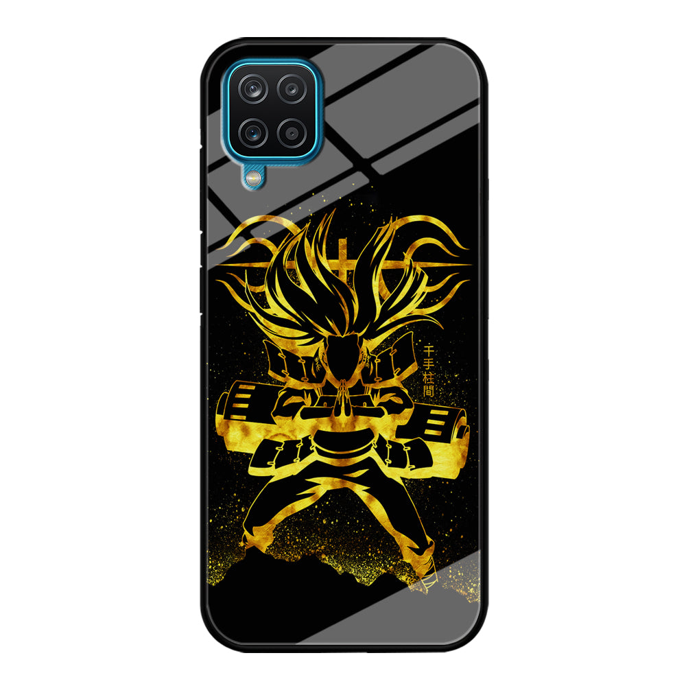 Hashirama Senju Gold Samsung Galaxy A12 Case-Phone Case-Tempered Glass Case-Altracase