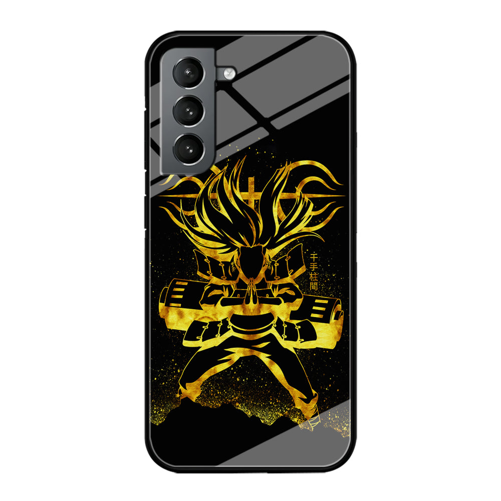 Hashirama Senju Gold Samsung Galaxy S21 Plus Case-Phone Case-Tempered Glass Case-Altracase