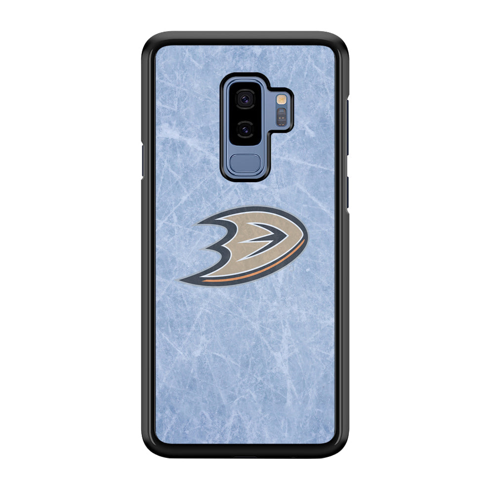 Hockey Anaheim Ducks NHL 001 Samsung Galaxy S9 Plus Case-Phone Case-Rubber Black (2D Case)-Altracase