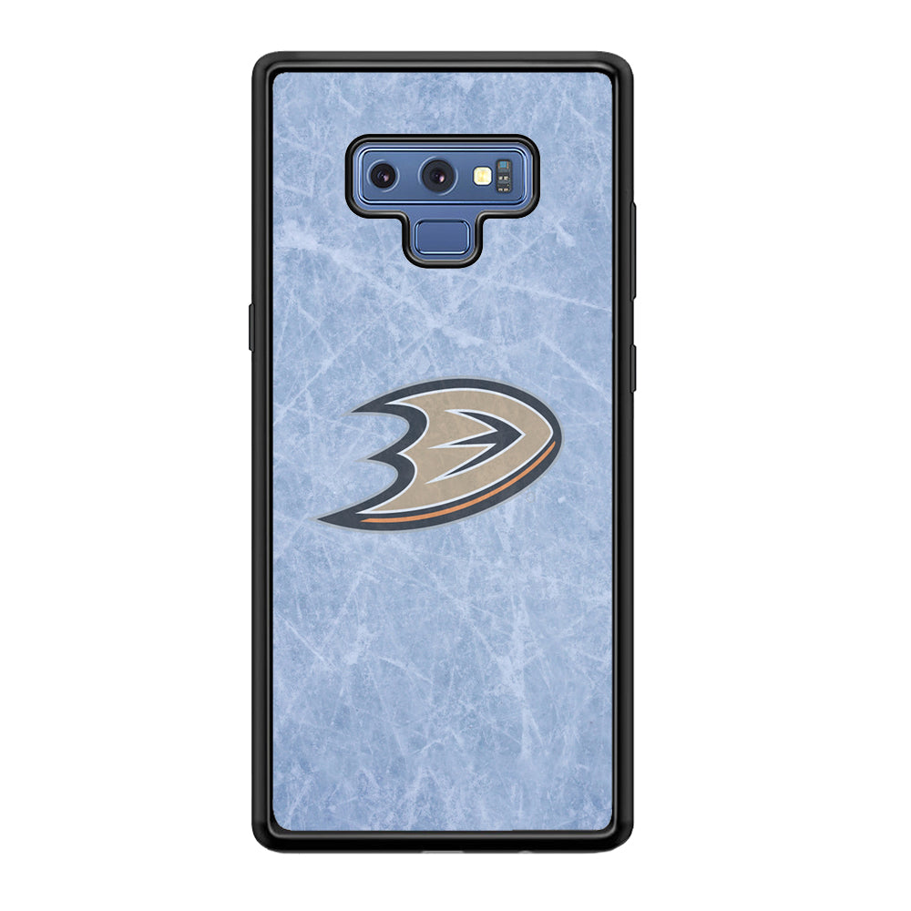 Hockey Anaheim Ducks NHL 001 Samsung Galaxy Note 9 Case-Phone Case-Rubber Black (2D Case)-Altracase
