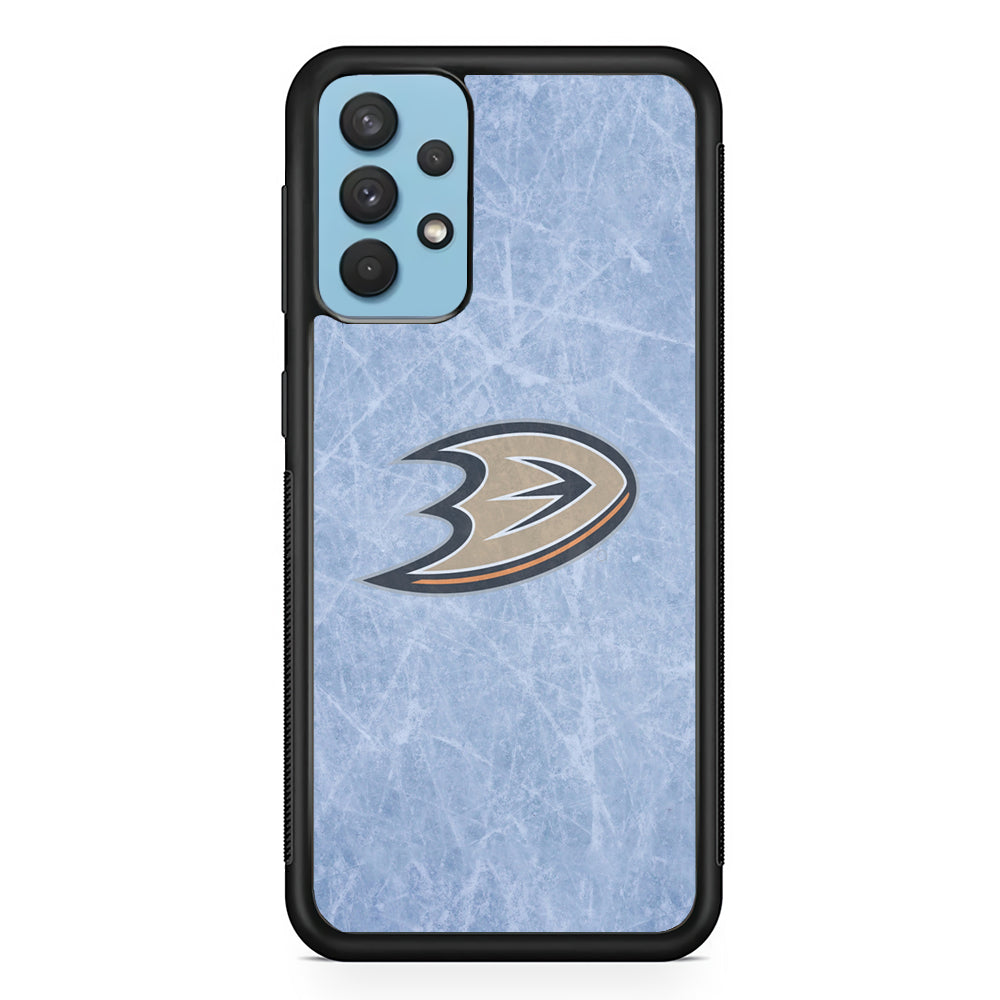 Hockey Anaheim Ducks NHL 001 Samsung Galaxy A32 Case-Phone Case-Rubber Black (2D Case)-Altracase