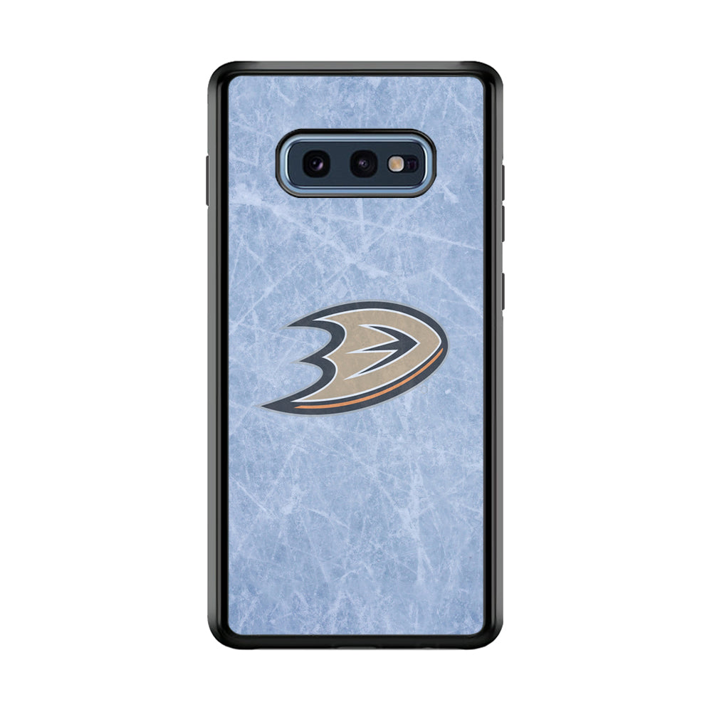 Hockey Anaheim Ducks NHL 001 Samsung Galaxy S10E Case-Phone Case-Rubber Black (2D Case)-Altracase