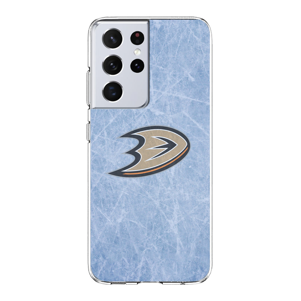 Hockey Anaheim Ducks NHL 001 Samsung Galaxy S21 Ultra Case-Phone Case-Clear Soft Case-Altracase