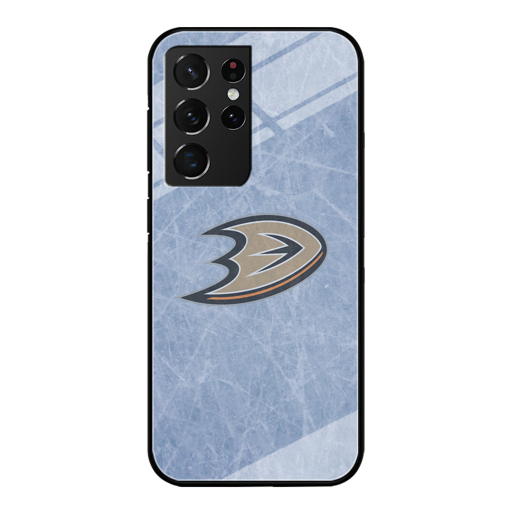 Hockey Anaheim Ducks NHL 001 Samsung Galaxy S22 Ultra Case-Phone Case-Tempered Glass Case-Altracase
