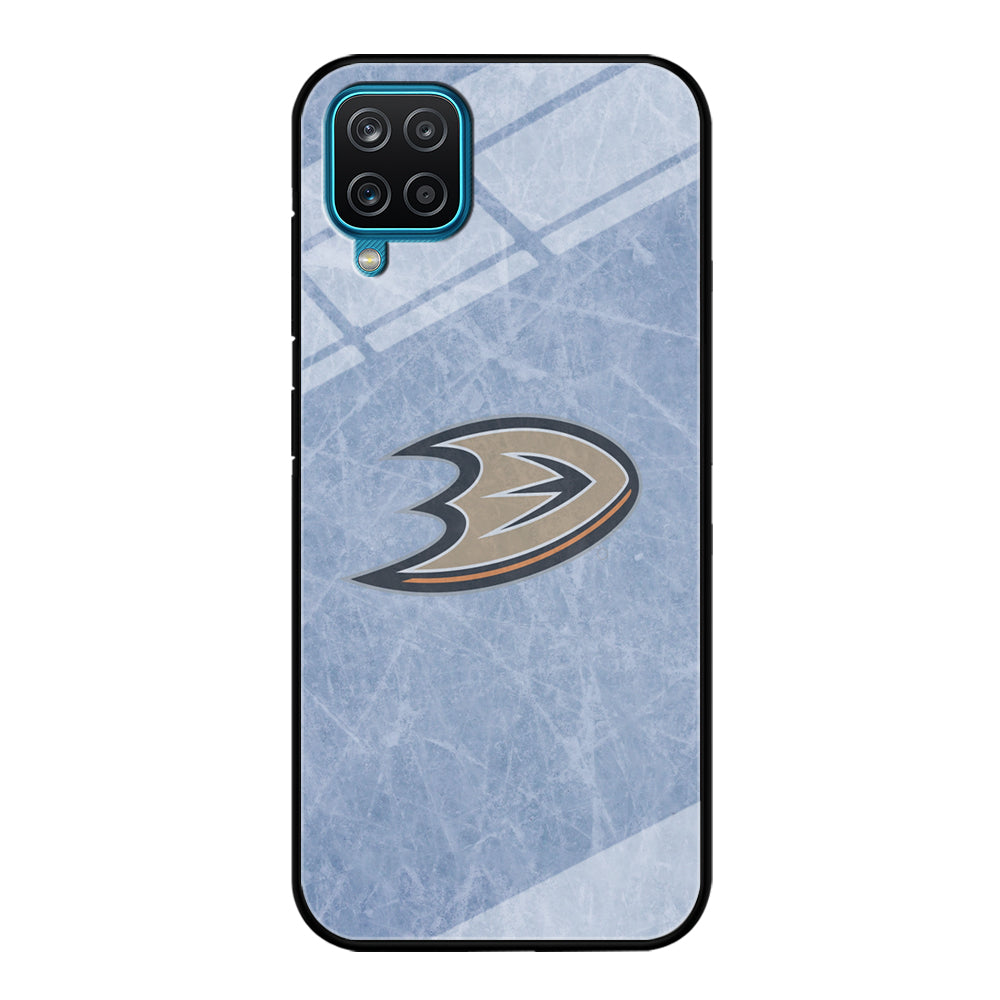Hockey Anaheim Ducks NHL 001 Samsung Galaxy A12 Case-Phone Case-Tempered Glass Case-Altracase