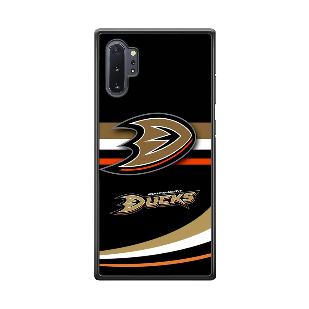 Hockey Anaheim Ducks NHL 002 Samsung Galaxy Note 10 Plus Case-Phone Case-Rubber Black (2D Case)-Altracase