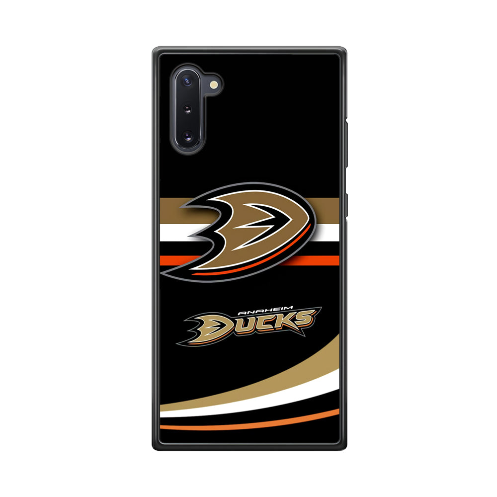 Hockey Anaheim Ducks NHL 002 Samsung Galaxy Note 10 Case-Phone Case-Rubber Black (2D Case)-Altracase