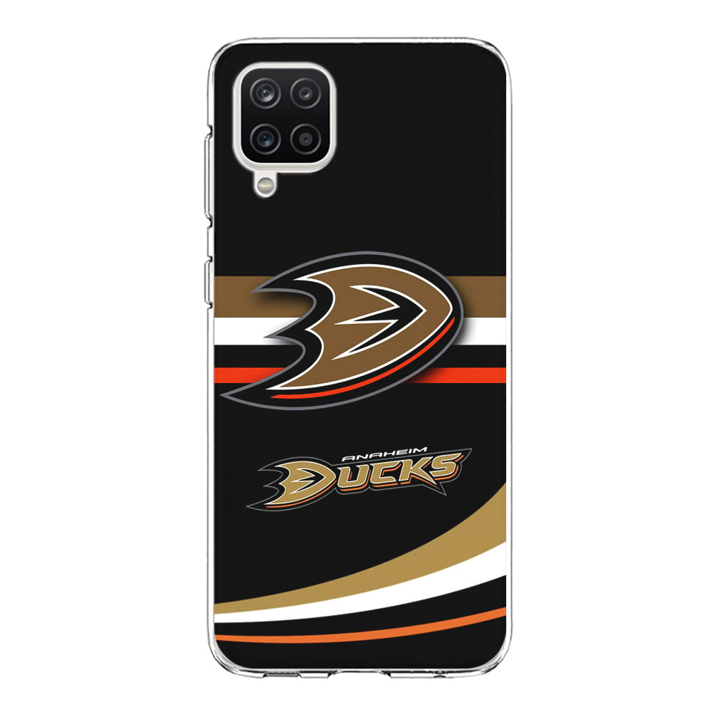 Hockey Anaheim Ducks NHL 002 Samsung Galaxy A12 Case-Phone Case-Clear Soft Case-Altracase