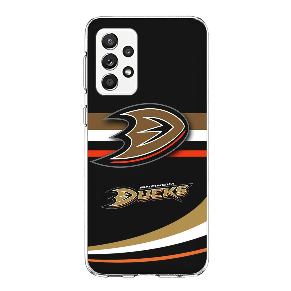 Hockey Anaheim Ducks NHL 002 Samsung Galaxy A52 Case-Phone Case-Clear Soft Case-Altracase