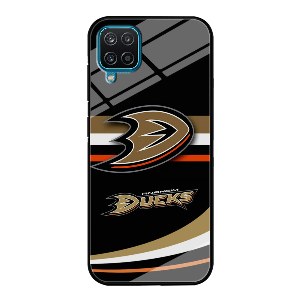 Hockey Anaheim Ducks NHL 002 Samsung Galaxy A12 Case-Phone Case-Tempered Glass Case-Altracase