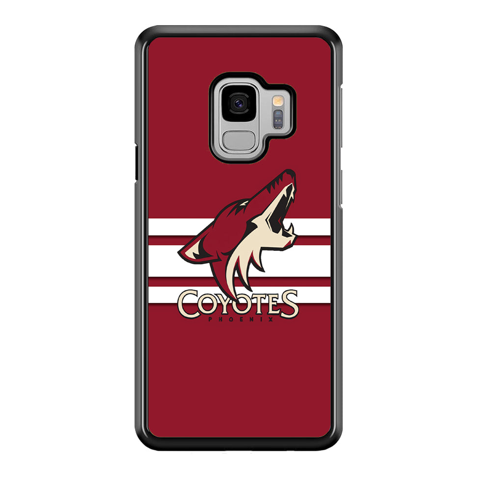 Hockey Arizona Coyotes NHL 001 Samsung Galaxy S9 Case-Phone Case-Rubber Black (2D Case)-Altracase