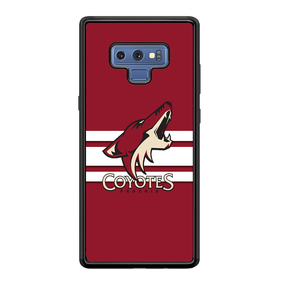 Hockey Arizona Coyotes NHL 001 Samsung Galaxy Note 9 Case-Phone Case-Rubber Black (2D Case)-Altracase