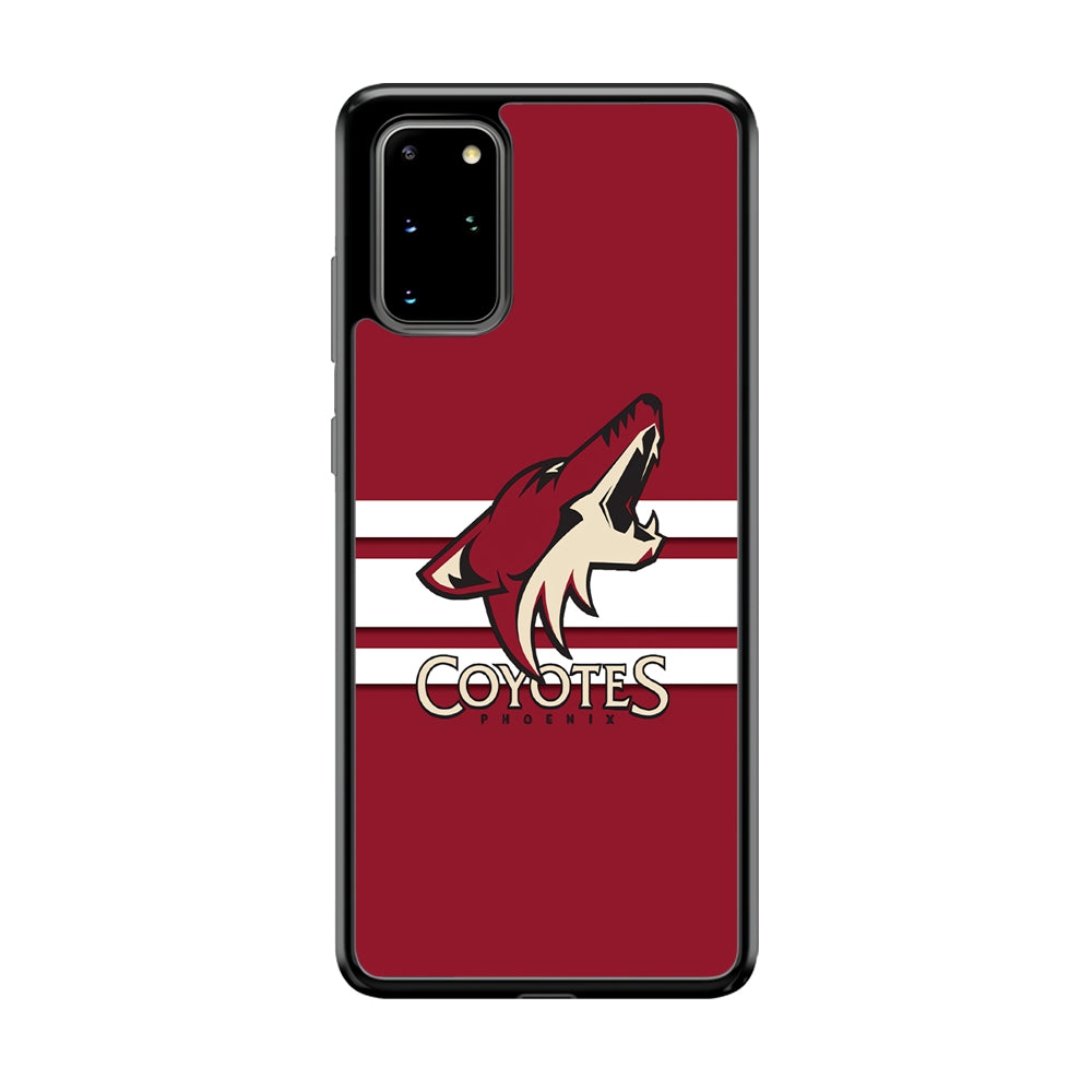 Hockey Arizona Coyotes NHL 001 Samsung Galaxy S20 Plus Case-Phone Case-Rubber Black (2D Case)-Altracase