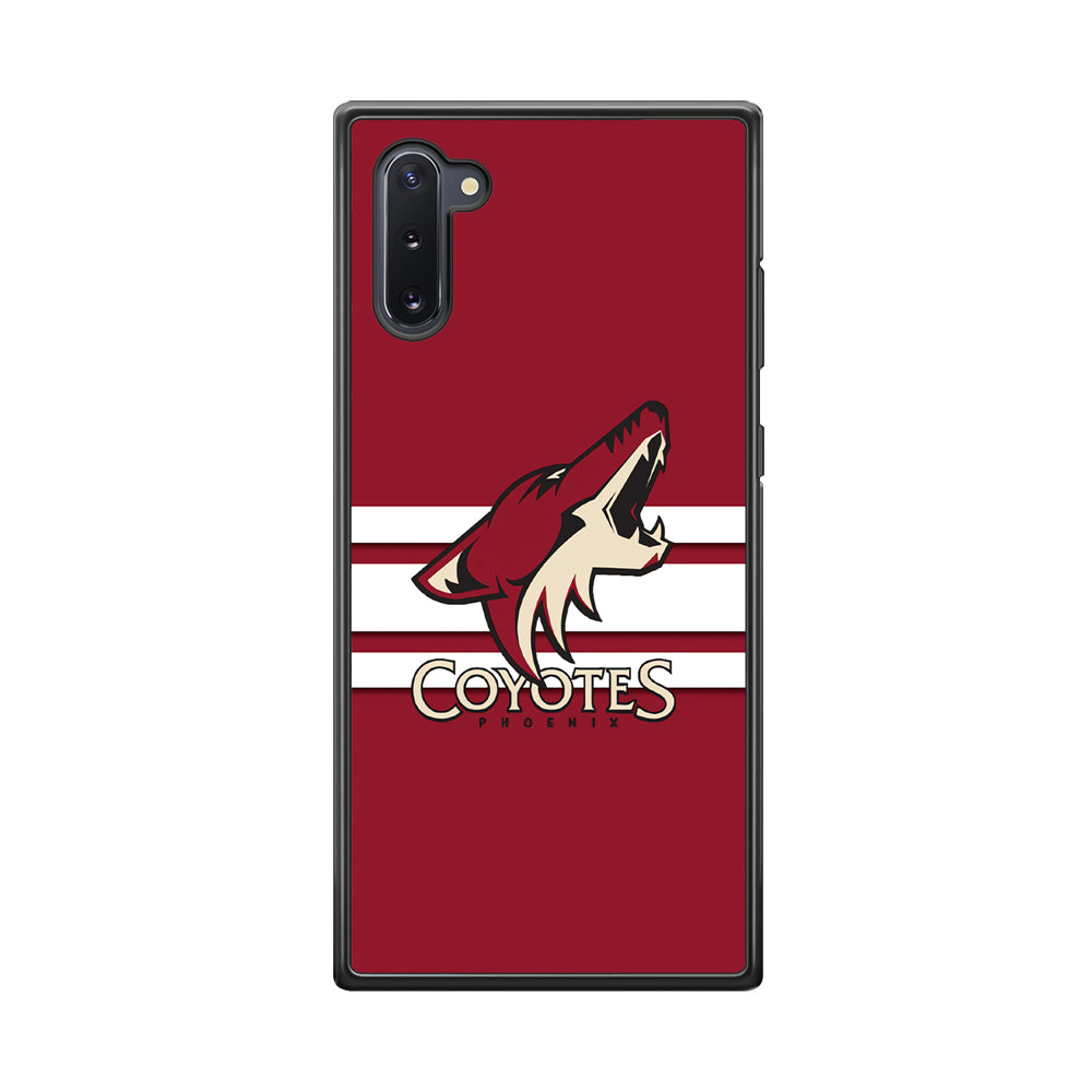 Hockey Arizona Coyotes NHL 001 Samsung Galaxy Note 10 Case-Phone Case-Rubber Black (2D Case)-Altracase
