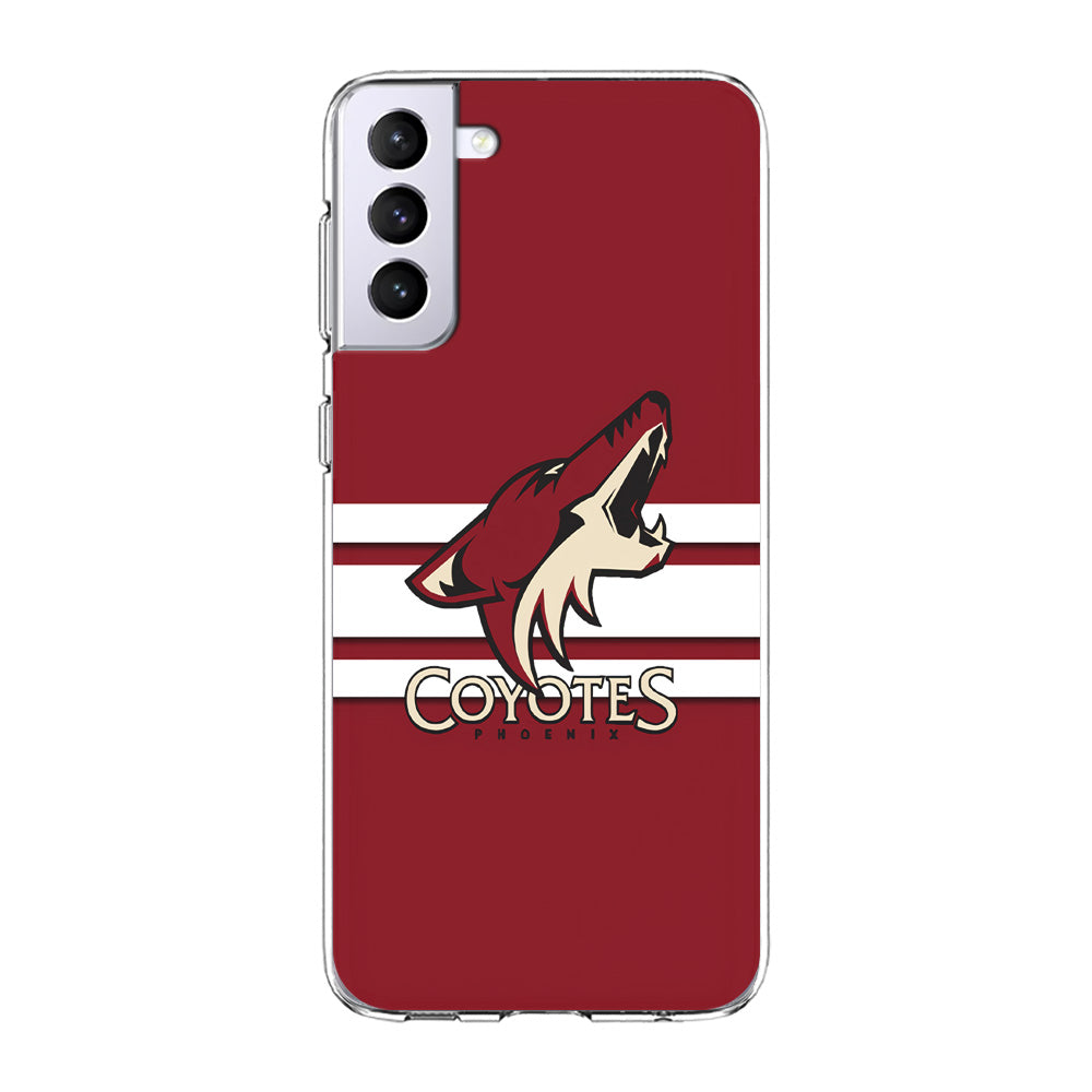 Hockey Arizona Coyotes NHL 001 Samsung Galaxy S21 Plus Case-Phone Case-Clear Soft Case-Altracase