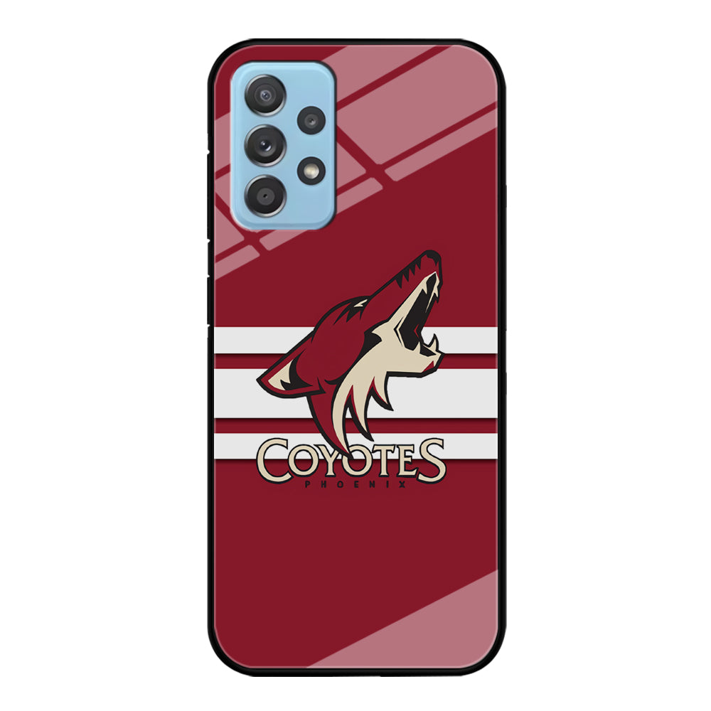 Hockey Arizona Coyotes NHL 001 Samsung Galaxy A72 Case-Phone Case-Tempered Glass Case-Altracase