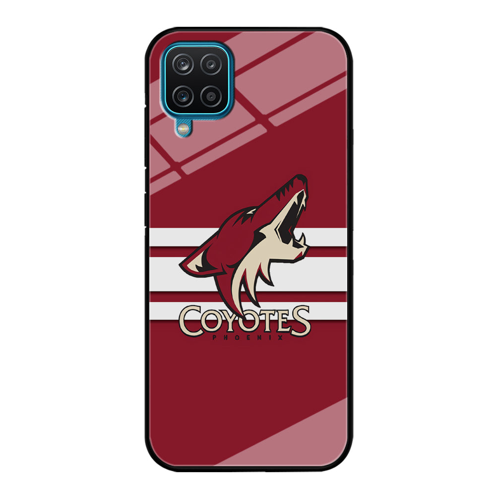 Hockey Arizona Coyotes NHL 001 Samsung Galaxy A12 Case-Phone Case-Tempered Glass Case-Altracase