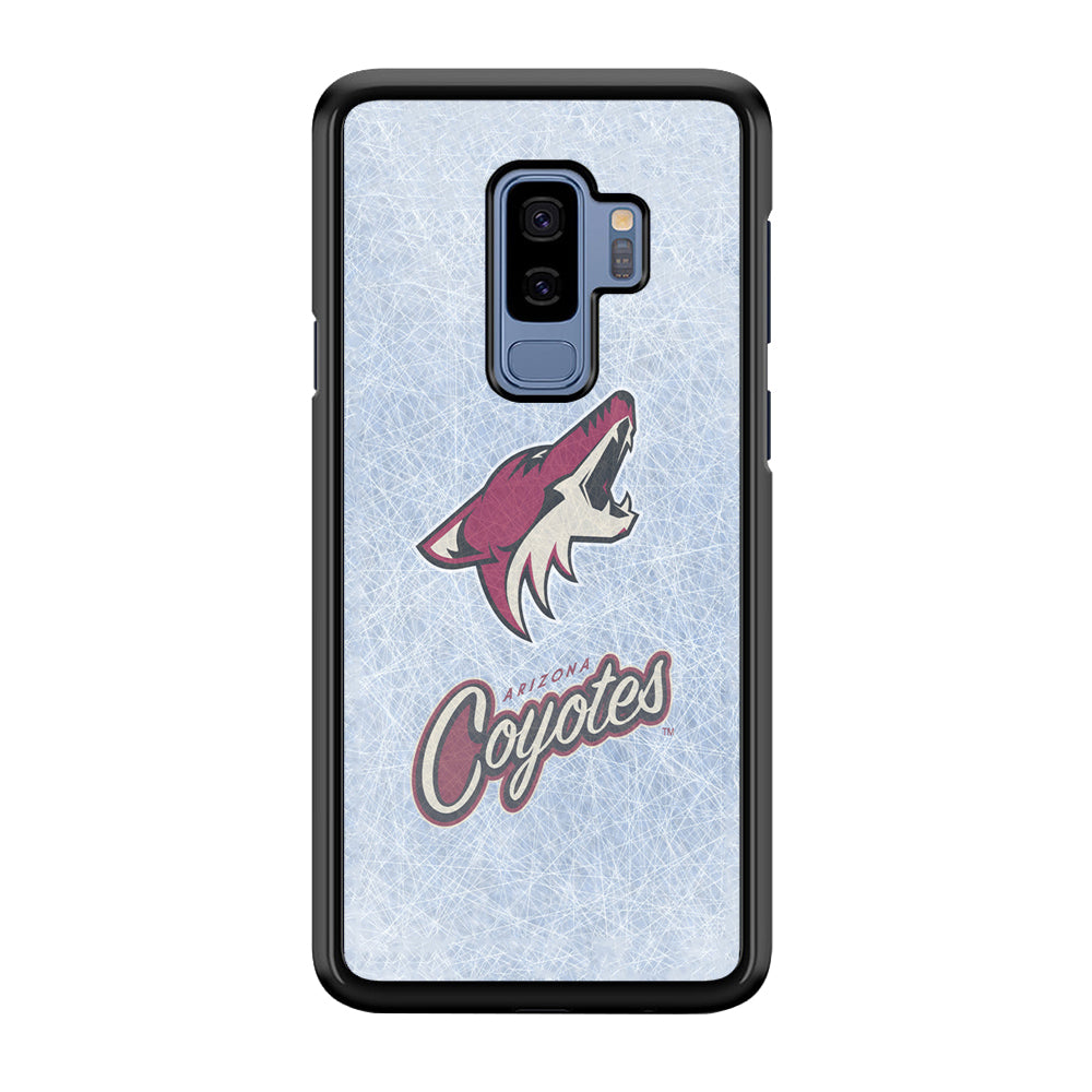 Hockey Arizona Coyotes NHL 002 Samsung Galaxy S9 Plus Case-Phone Case-Rubber Black (2D Case)-Altracase