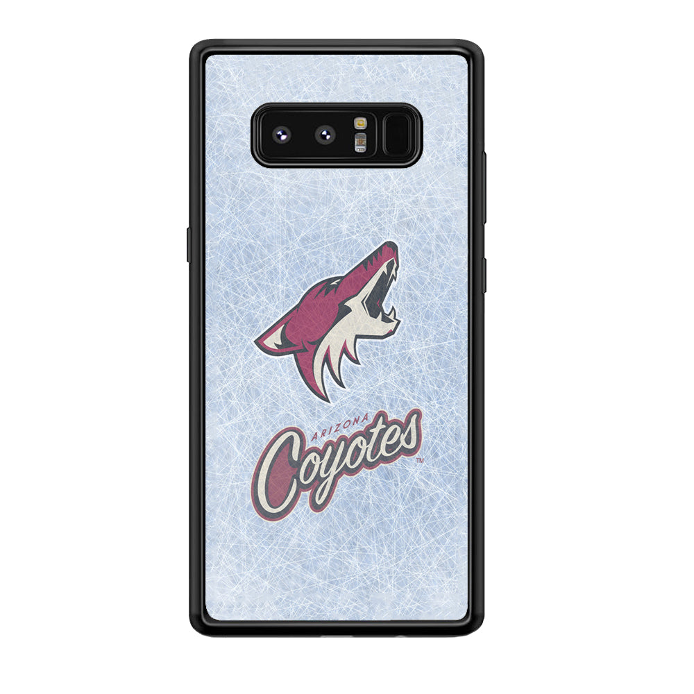 Hockey Arizona Coyotes NHL 002 Samsung Galaxy Note 8 Case-Phone Case-Rubber Black (2D Case)-Altracase