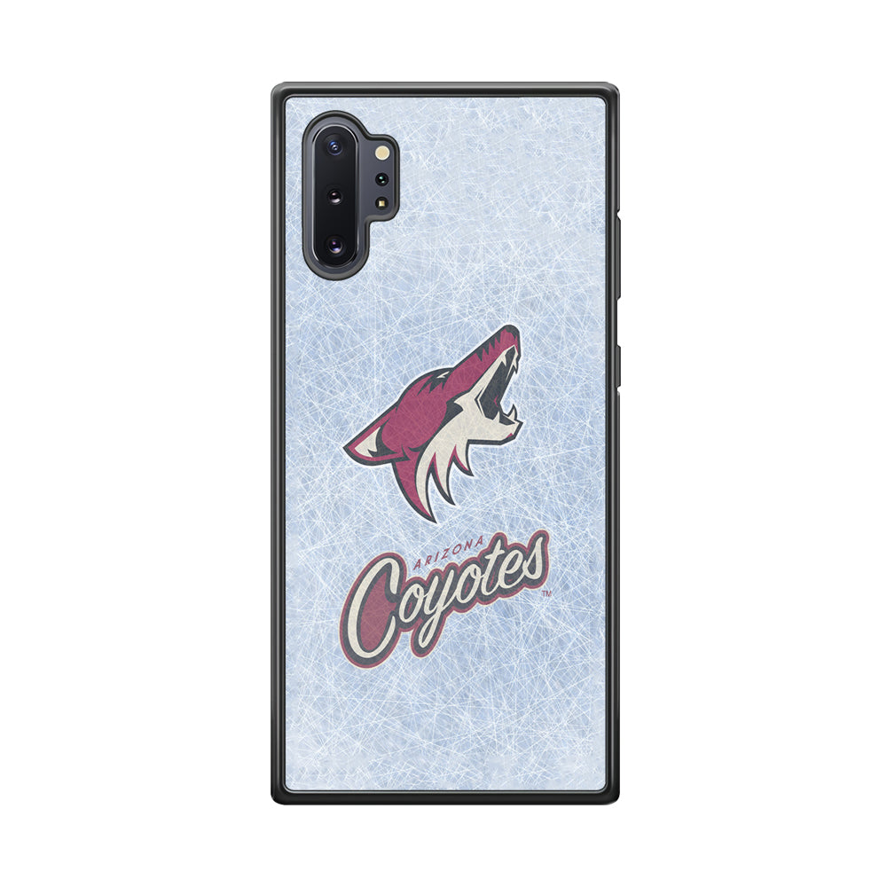 Hockey Arizona Coyotes NHL 002 Samsung Galaxy Note 10 Plus Case-Phone Case-Rubber Black (2D Case)-Altracase