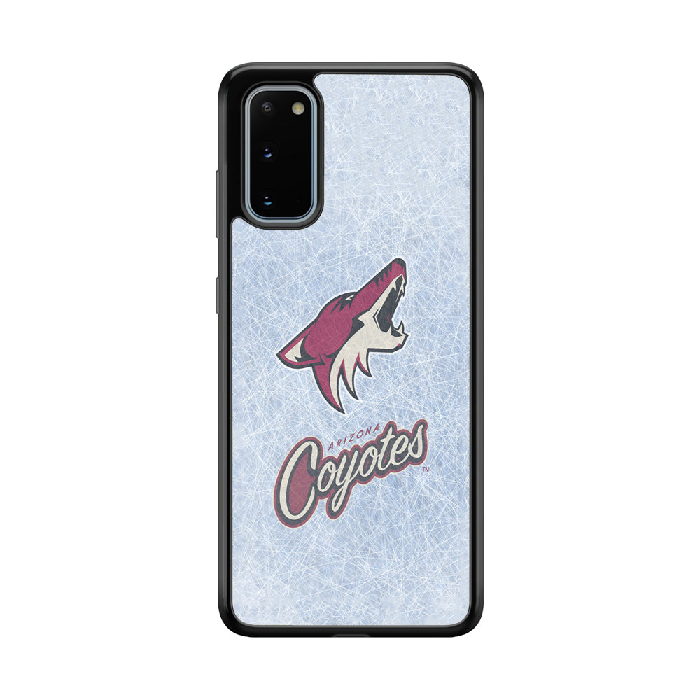 Hockey Arizona Coyotes NHL 002 Samsung Galaxy S20 Case-Phone Case-Rubber Black (2D Case)-Altracase