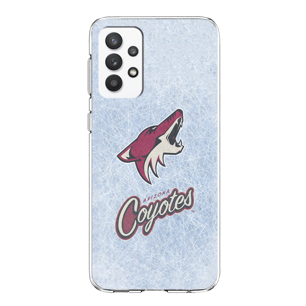 Hockey Arizona Coyotes NHL 002 Samsung Galaxy A32 Case-Phone Case-Clear Soft Case-Altracase
