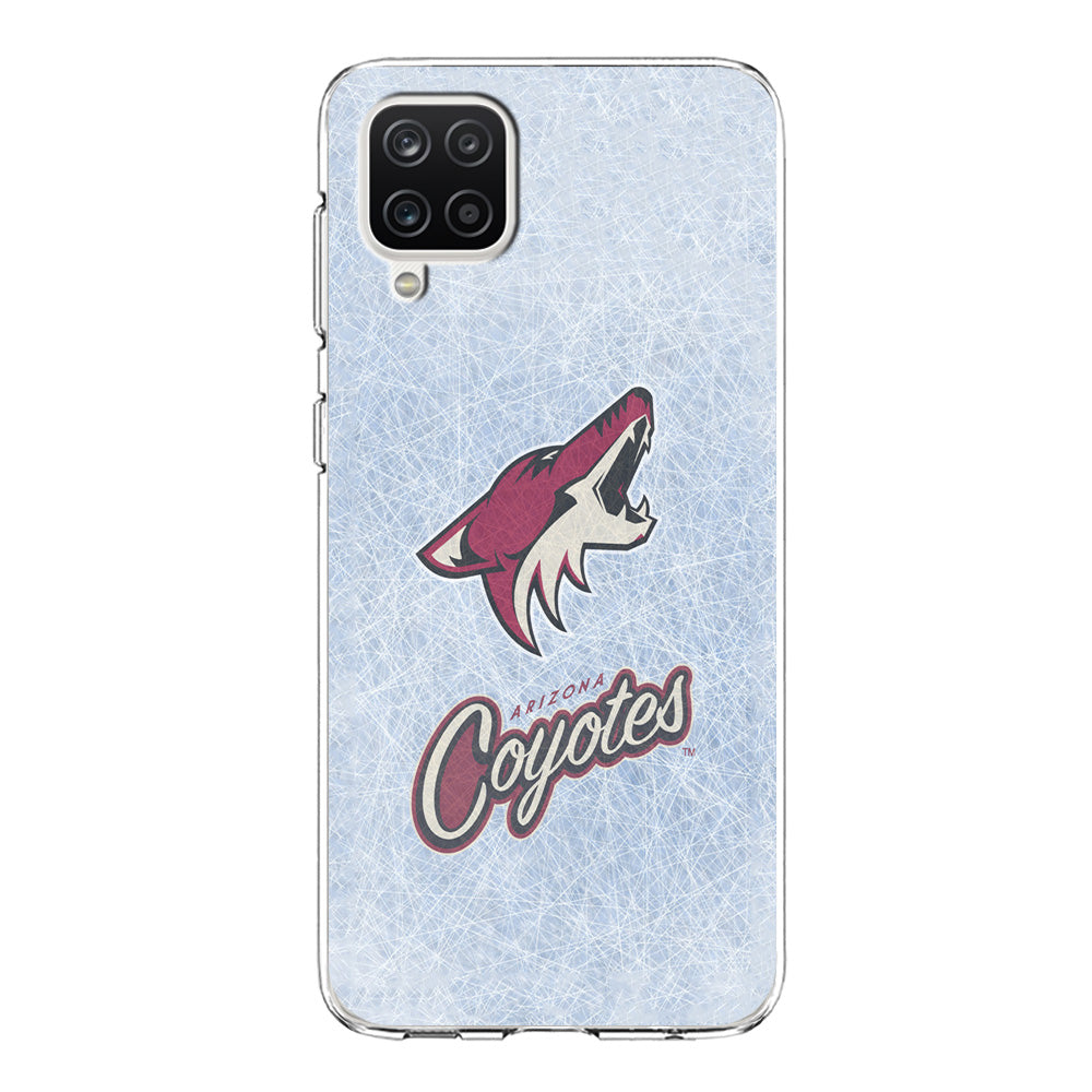 Hockey Arizona Coyotes NHL 002 Samsung Galaxy A12 Case-Phone Case-Clear Soft Case-Altracase