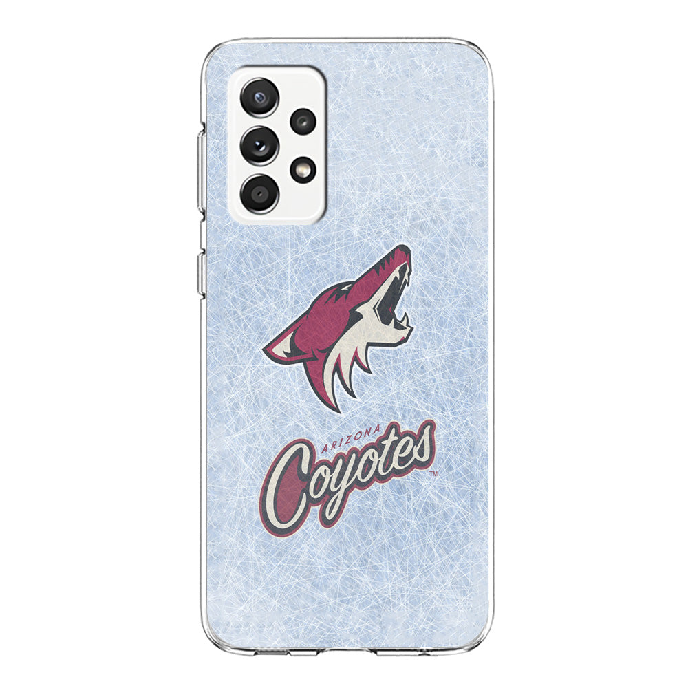 Hockey Arizona Coyotes NHL 002 Samsung Galaxy A52 Case-Phone Case-Clear Soft Case-Altracase