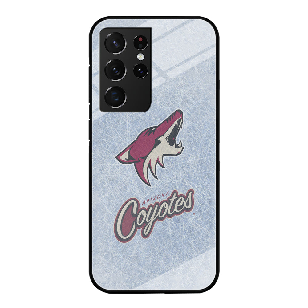 Hockey Arizona Coyotes NHL 002 Samsung Galaxy S23 Ultra Case-Phone Case-Tempered Glass Case-Altracase
