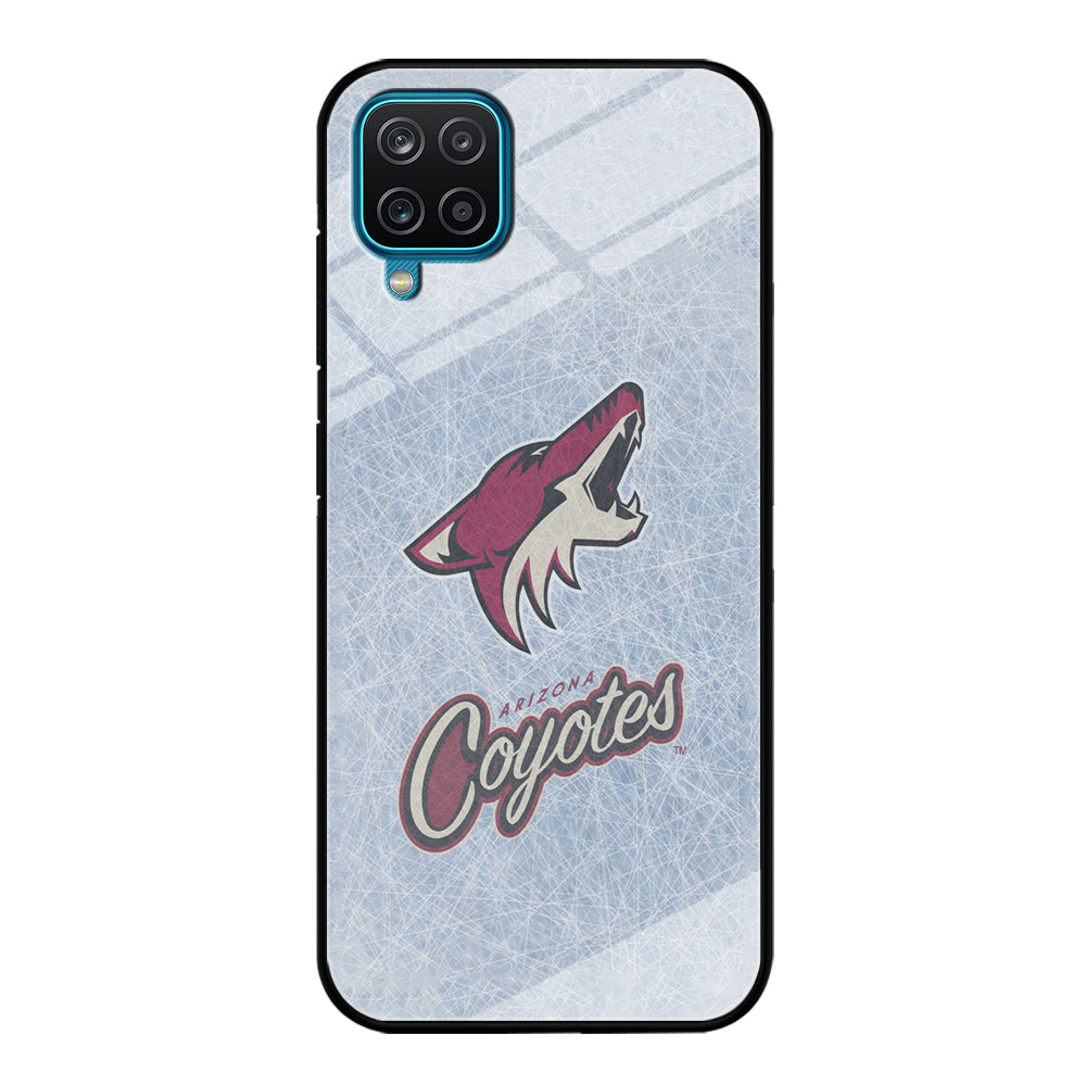 Hockey Arizona Coyotes NHL 002 Samsung Galaxy A12 Case-Phone Case-Tempered Glass Case-Altracase