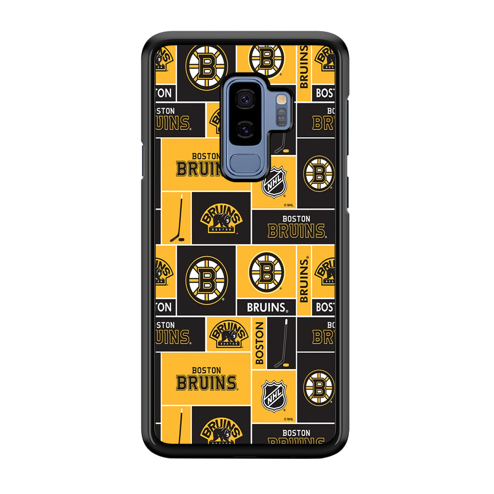 Hockey Boston Bruins NHL 001 Samsung Galaxy S9 Plus Case-Phone Case-Rubber Black (2D Case)-Altracase