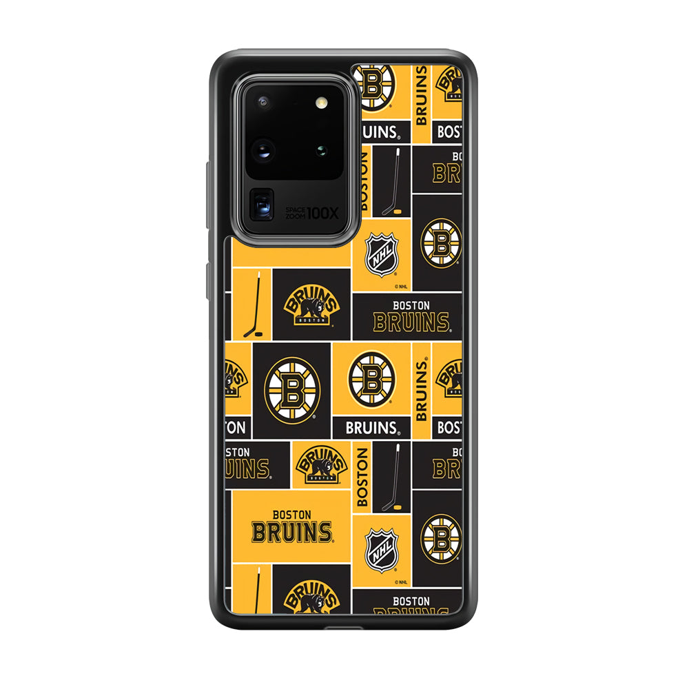 Hockey Boston Bruins NHL 001 Samsung Galaxy S20 Ultra Case-Phone Case-Tempered Glass Case-Altracase