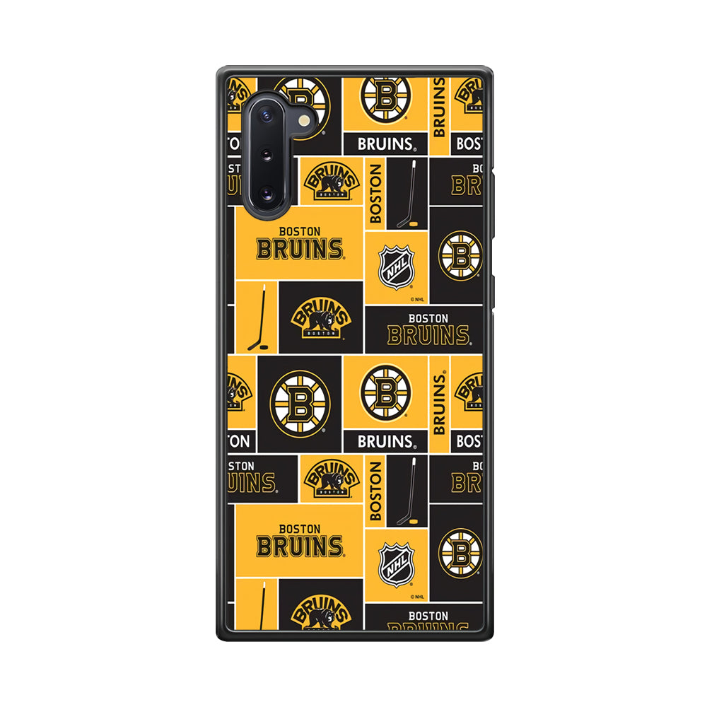 Hockey Boston Bruins NHL 001 Samsung Galaxy Note 10 Case-Phone Case-Rubber Black (2D Case)-Altracase