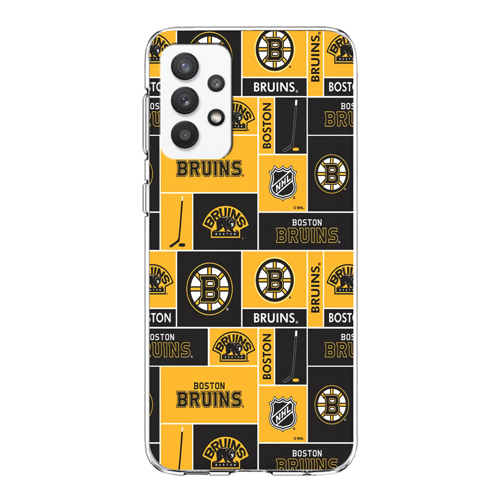 Hockey Boston Bruins NHL 001 Samsung Galaxy A32 Case-Phone Case-Clear Soft Case-Altracase