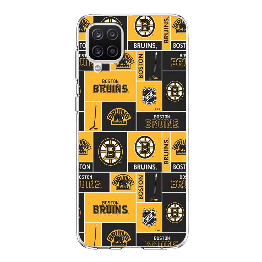 Hockey Boston Bruins NHL 001 Samsung Galaxy A12 Case-Phone Case-Clear Soft Case-Altracase