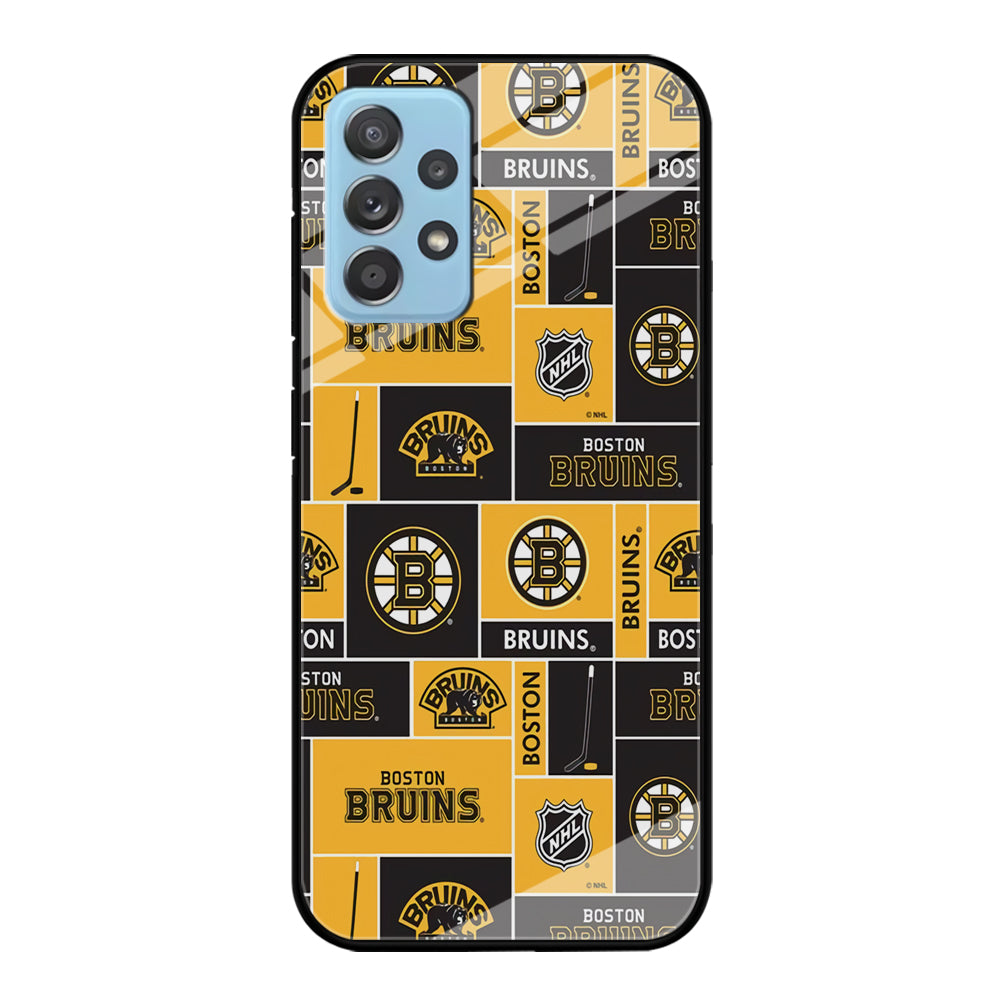 Hockey Boston Bruins NHL 001 Samsung Galaxy A72 Case-Phone Case-Tempered Glass Case-Altracase
