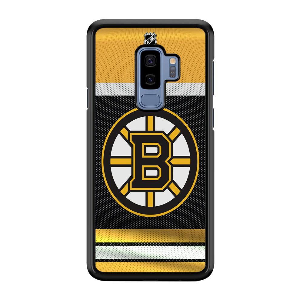 Hockey Boston Bruins NHL 002 Samsung Galaxy S9 Plus Case-Phone Case-Rubber Black (2D Case)-Altracase
