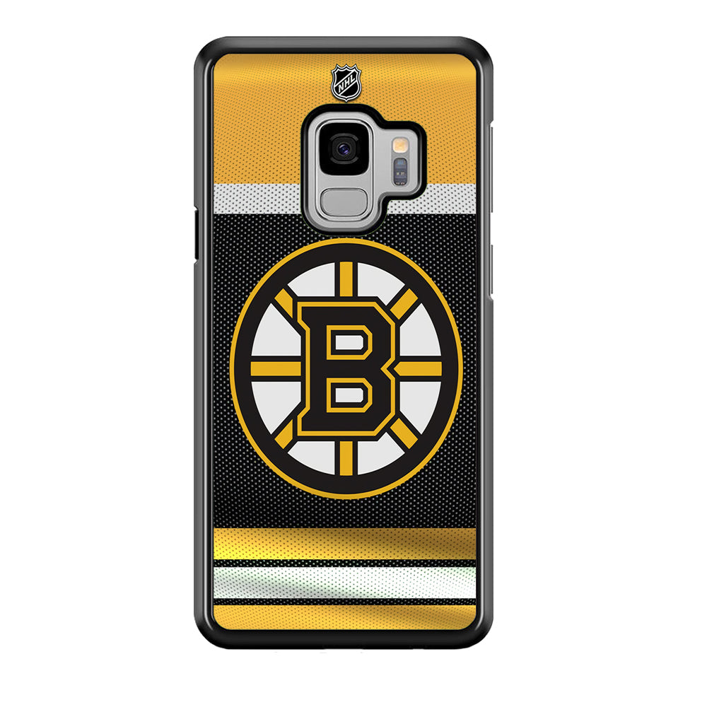 Hockey Boston Bruins NHL 002 Samsung Galaxy S9 Case-Phone Case-Rubber Black (2D Case)-Altracase