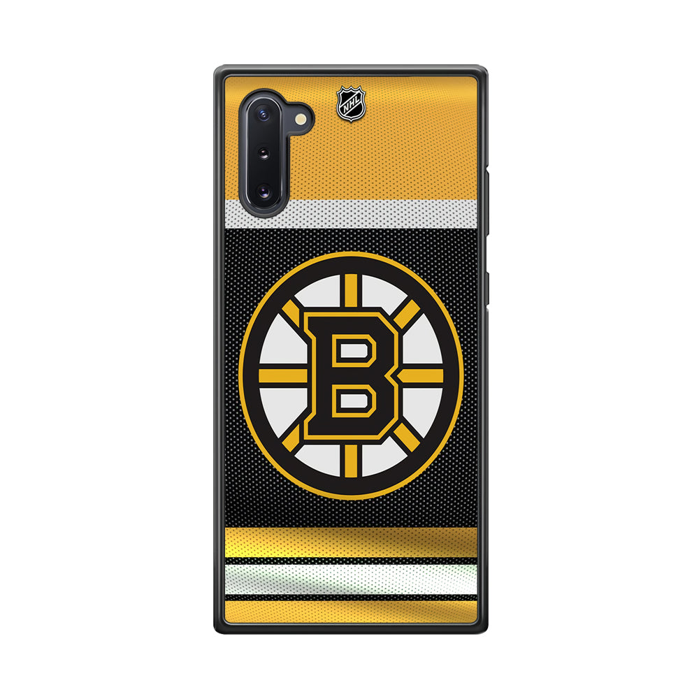 Hockey Boston Bruins NHL 002 Samsung Galaxy Note 10 Case-Phone Case-Rubber Black (2D Case)-Altracase