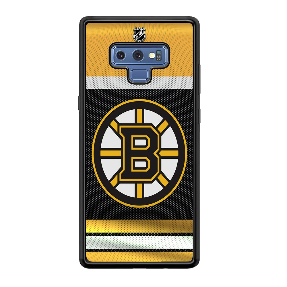 Hockey Boston Bruins NHL 002 Samsung Galaxy Note 9 Case-Phone Case-Rubber Black (2D Case)-Altracase
