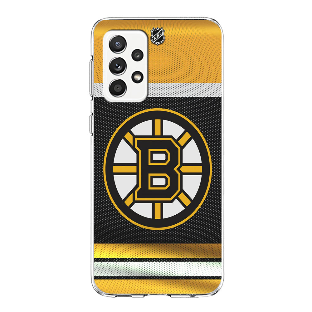 Hockey Boston Bruins NHL 002 Samsung Galaxy A72 Case-Phone Case-Clear Soft Case-Altracase