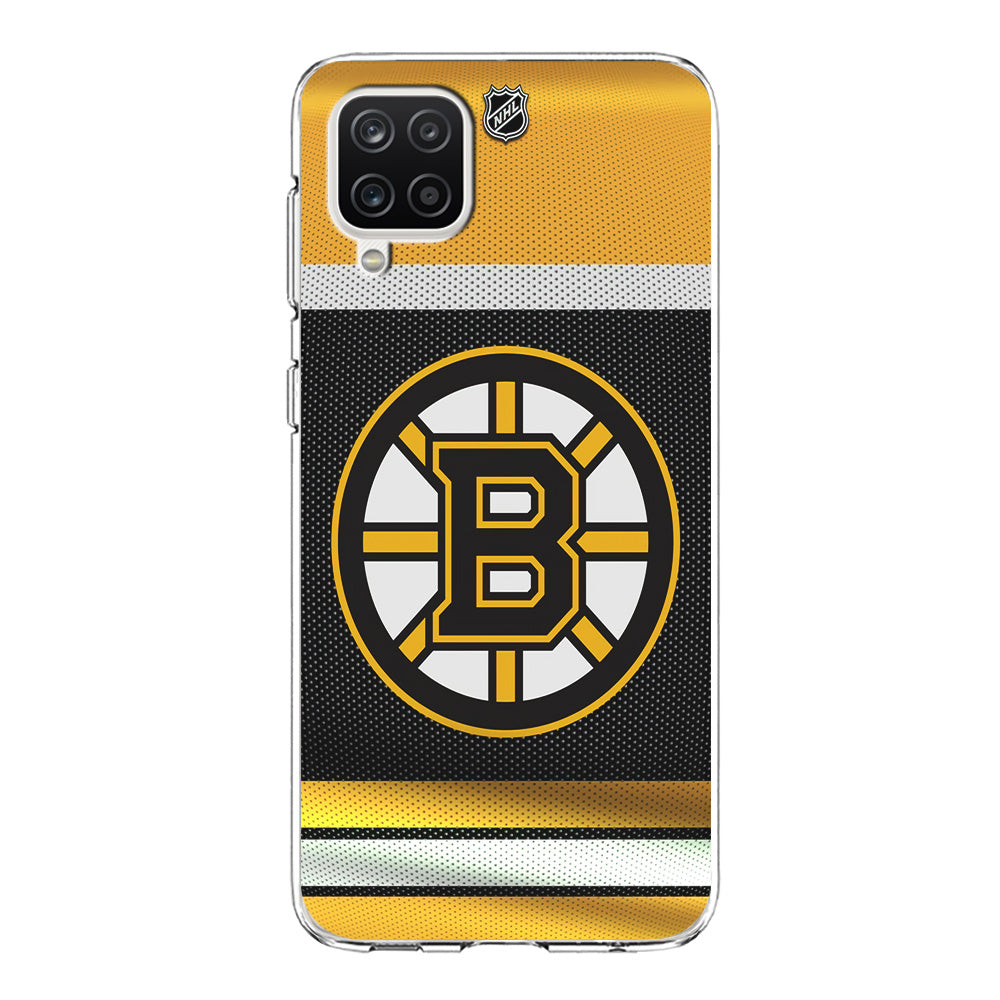 Hockey Boston Bruins NHL 002 Samsung Galaxy A12 Case-Phone Case-Clear Soft Case-Altracase