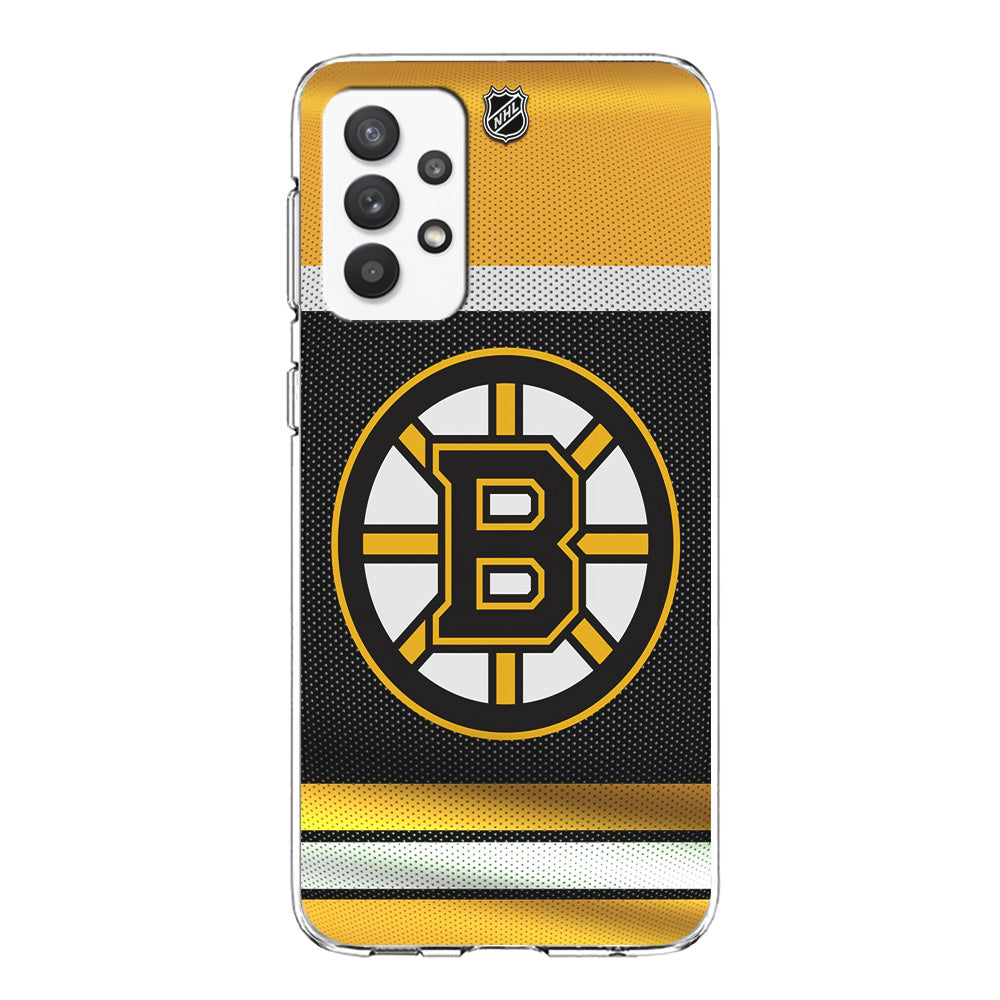 Hockey Boston Bruins NHL 002 Samsung Galaxy A32 Case-Phone Case-Clear Soft Case-Altracase