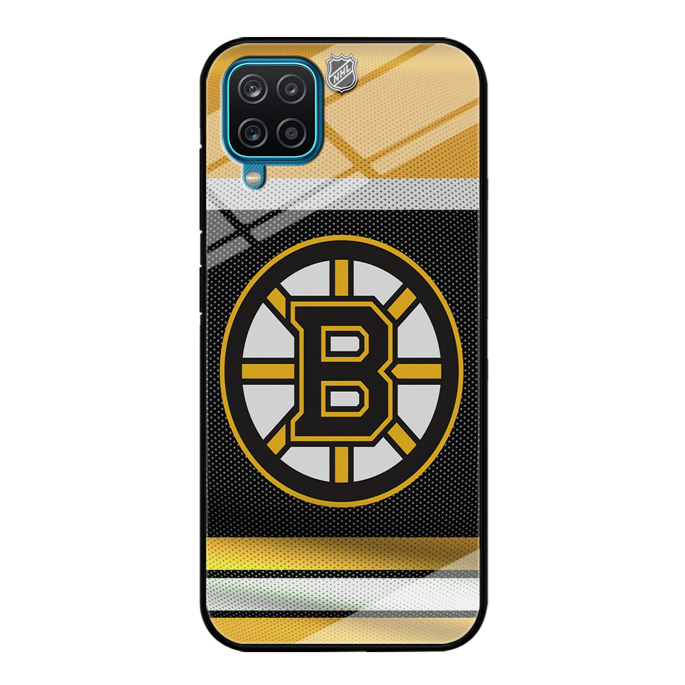 Hockey Boston Bruins NHL 002 Samsung Galaxy A12 Case-Phone Case-Tempered Glass Case-Altracase