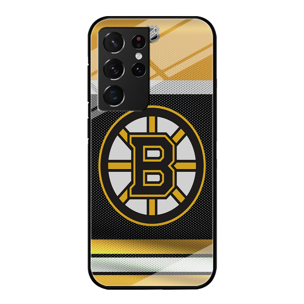 Hockey Boston Bruins NHL 002 Samsung Galaxy S23 Ultra Case-Phone Case-Tempered Glass Case-Altracase