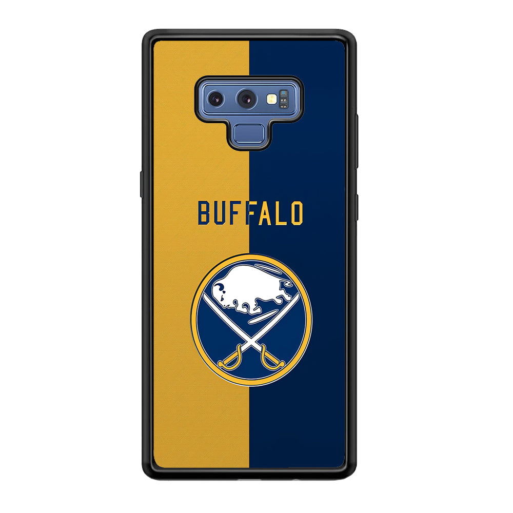 Hockey Buffalo Sabres NHL 001 Samsung Galaxy Note 9 Case-Phone Case-Rubber Black (2D Case)-Altracase