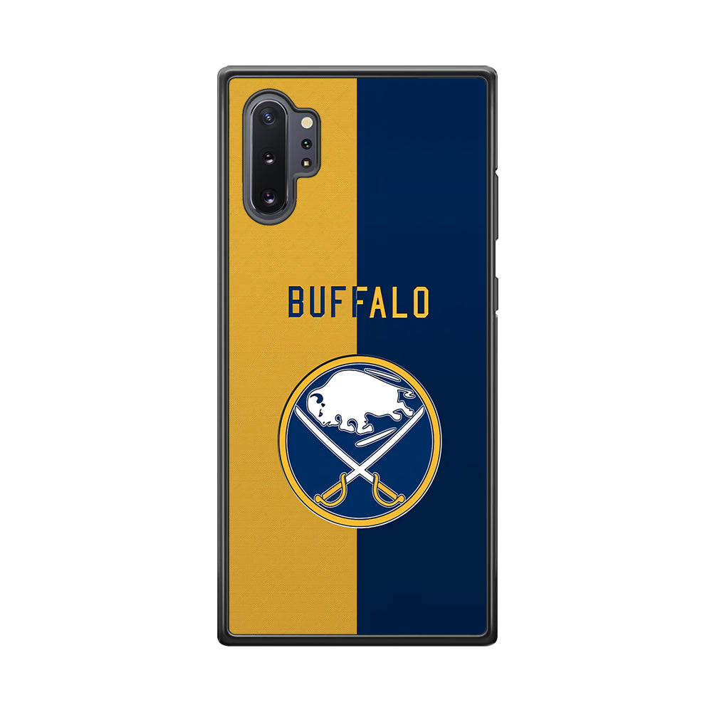 Hockey Buffalo Sabres NHL 001 Samsung Galaxy Note 10 Plus Case-Phone Case-Rubber Black (2D Case)-Altracase