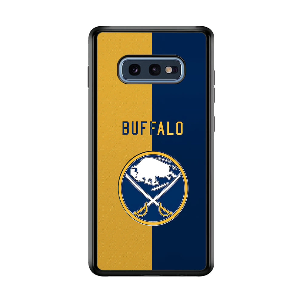Hockey Buffalo Sabres NHL 001 Samsung Galaxy S10E Case-Phone Case-Rubber Black (2D Case)-Altracase